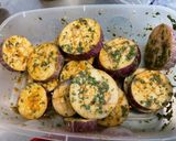 Une image de l'étape 4 de Aubergines graffiti marinées grillées à la plancha.