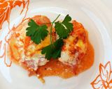 Foto del paso 6 de la receta: Pechuga rellena con jamón cocido y mucho queso