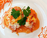 Foto del paso 6 de la receta: Pechuga rellena con jamón cocido y mucho queso
