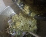 A picture of step 3 of Capsicum chicken mint gravy.
