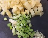 青蒜馬鈴薯豆子義麵湯的食譜步驟2照片