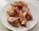 Foto del paso 1 de la receta Rollito de pollo en salsa de queso