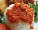 Foto langkah ke 4 dari resep Sego Sambel Teprok.