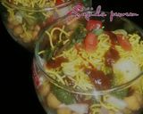 A picture of step 4 of Aloo Chana Chaat.