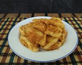 Foto langkah ke 5 dari resep Tahu Goreng Telur.