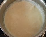A picture of step 1 of Rabdi with colourful coconut ladoo.