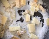 Foto del paso 3 de la receta: Espárragos blancos con crema de queso y jamón