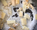 Foto del paso 3 de la receta: Espárragos blancos con crema de queso y jamón