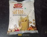 A picture of step 2 of Sattu Coconut Burfi.