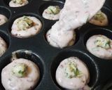 A picture of step 6 of Walnut, Paneer and Cheese stuffed Paddu.