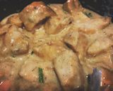 A picture of step 2 of Savoury Chicken Pancakes.