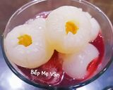 Hình bước làm 4 của món Trà vải việt quất và hoa atiso đỏ