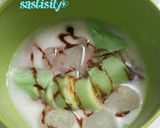Foto langkah ke 5 dari resep Es Pisang Ijo Coklat.