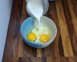 Foto langkah ke 2 dari resep Custard Panggang Ubi Ungu.