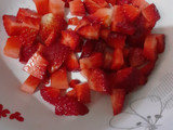 Helado de frutilla de 3 ingredientes