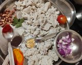A picture of step 1 of Upma.