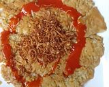 รูปขั้นตอนการทำที่ 3 ของ ข้าวเจียวไข่กรอบ..อาหารจานด่วนสำหรับมื้อเช้าทำให้เด็กๆทานได้สบาย