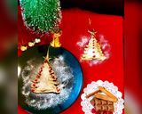 A picture of step 3 of Chocolate Cinnamon Puff tree 🌲.