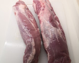 Foto del paso 1 de la receta: Solomillo de cerdo con champiñones y castañas