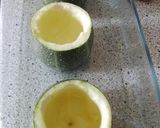 Foto del paso 2 de la receta Calabacines luna rellenos estilo carbonara