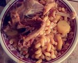 A picture of step 1 of Macaroni and potatoes.