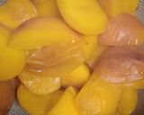 A picture of step 1 of Peach Juice.