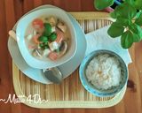 Foto langkah ke 5 dari resep Hühnerfrikassee - Sup Krim Ayam klasik Jerman.