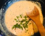 A picture of step 7 of White Sauce Pasta.