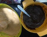 A picture of step 1 of Biscuit cake.