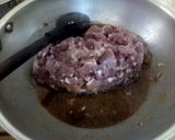 A picture of step 5 of Aloo Qeema.