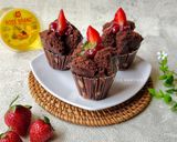 Foto langkah ke 10 dari resep Brownies Cokelat Kukus Mekar.