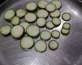 A picture of step 3 of Sponge Gourd Pakoda.