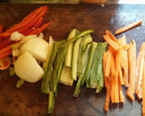 Foto del paso 1 de la receta: Wok de pasta y vegetales
