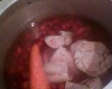 Foto del paso 1 de la receta: Frijoles con papa y pata de cerdo🐷