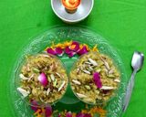 A picture of step 5 of Cracked Dryfruit Wheat Halwa.