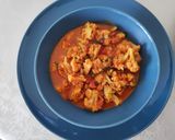 A picture of step 5 of Gobhi Masala.