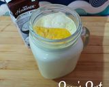 A picture of step 2 of 2 minutes Pineapple Banana Coconut Milk Smoothie.