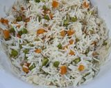 Une image de l'étape 3 de Salade de Riz aux Légumes.