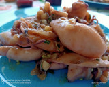 Foto del paso 9 de la receta: Calamarcitos en cebolla caramelizada y judías de Santa Pau