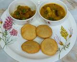 A picture of step 9 of North Indian Breakfast Traditional Thali.