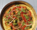 Foto langkah ke 11 dari resep Pizza Singkong sehat gluten free tanpa oven.