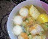 Foto langkah ke 1 dari resep Sop bakso ikan.