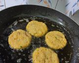 A picture of step 7 of Aloo tikki chaat.