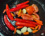 Foto langkah ke 2 dari resep Plecing Kangkung khas Lombok.