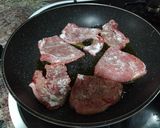 Foto del paso 1 de la receta: Filetes de ternera corte fino en olla express