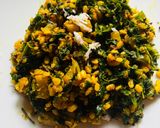 A picture of step 4 of White Radish and high protein moong dal Sabji for Lunch or Dinner.