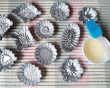 Hình bước làm 9 của món BÁNH BÒ hấp vị sầu riêng