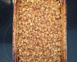 A picture of step 4 of Peanut butter and maple flapjacks.
