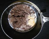 A picture of step 3 of Chocolate biscuit tart.