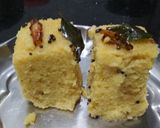 A picture of step 8 of Dhokla.